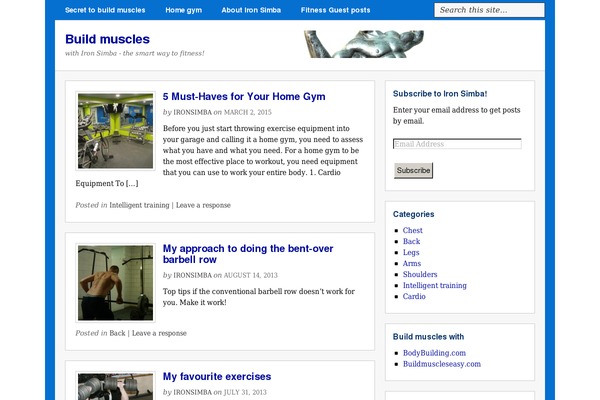 ironsimba.co.uk site used Veroxa