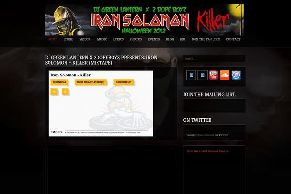 Unsigned theme site design template sample