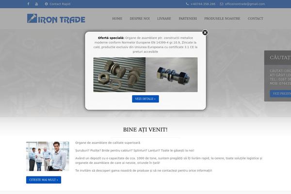Stelea theme site design template sample