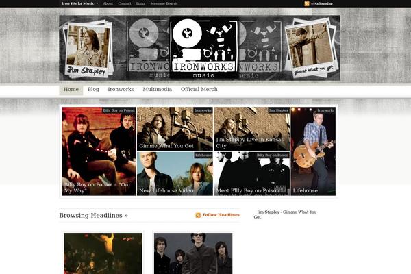 Isotherm theme site design template sample
