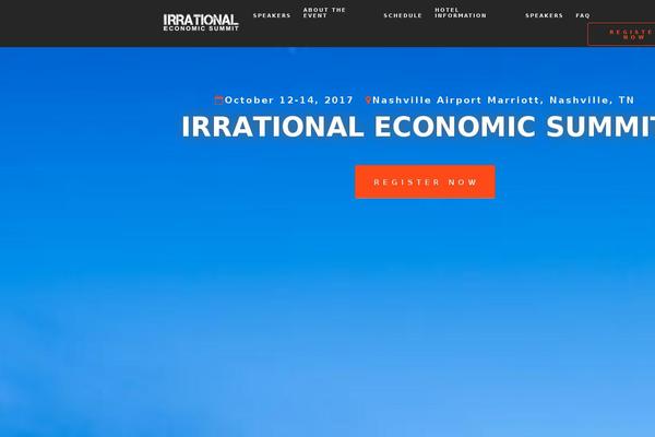 irrationaleconomicsummit.com site used Ventcamp
