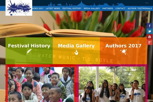 Site using Responsive Full Width Background Slider plugin