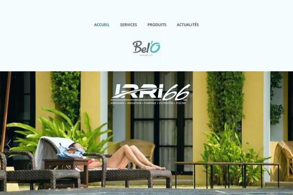 Pool-services theme site design template sample