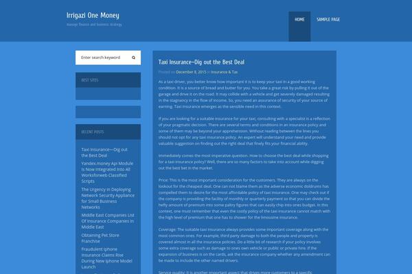 Kingdom theme site design template sample
