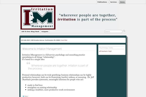 Suffusion theme site design template sample