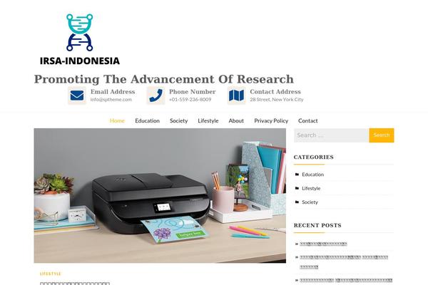 Educenter theme site design template sample