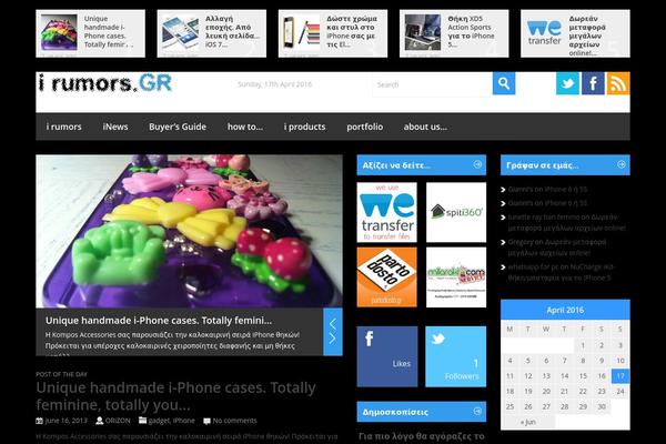Metro theme site design template sample