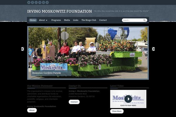 Relief theme site design template sample