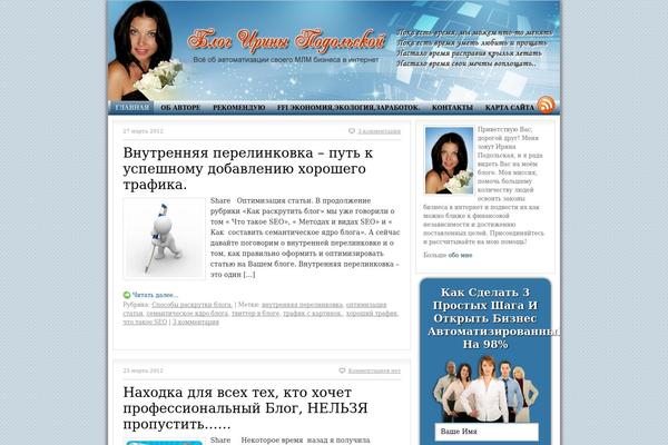 Ab Inspiration theme site design template sample