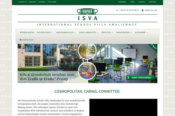 isva theme websites examples