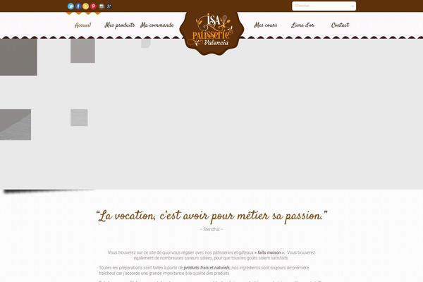 Cakery theme site design template sample