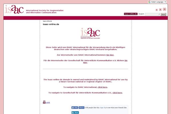 Isaac theme site design template sample