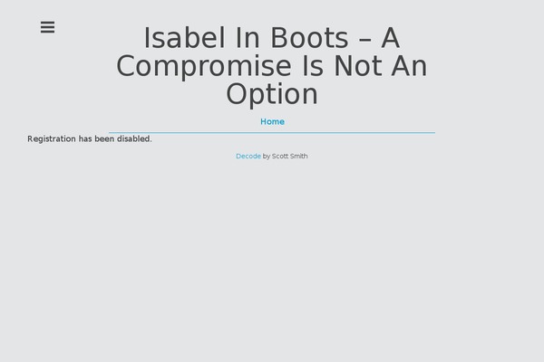 Decode theme site design template sample