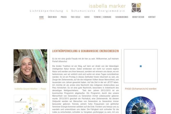 isabella-marker.com site used Schamanismus