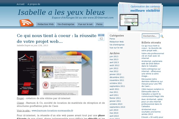 isabellealesyeuxbleus.com site used Blueggrace