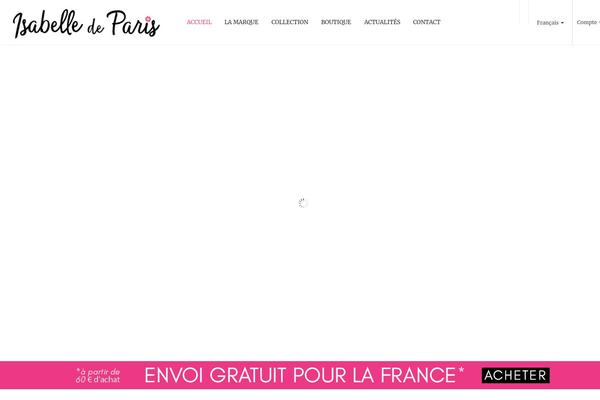 isabelledeparis.com site used Brize
