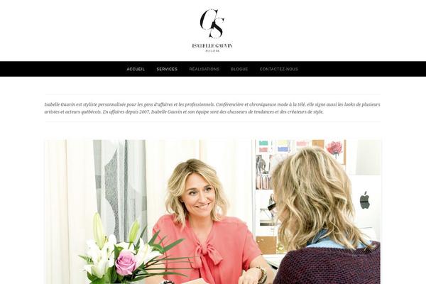 Scroller theme site design template sample