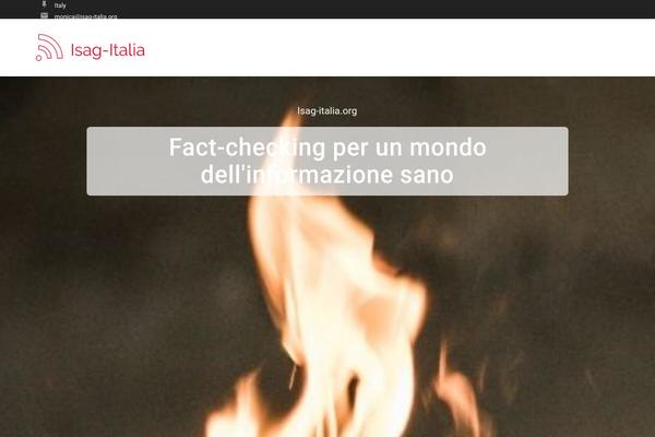 Materialis theme site design template sample