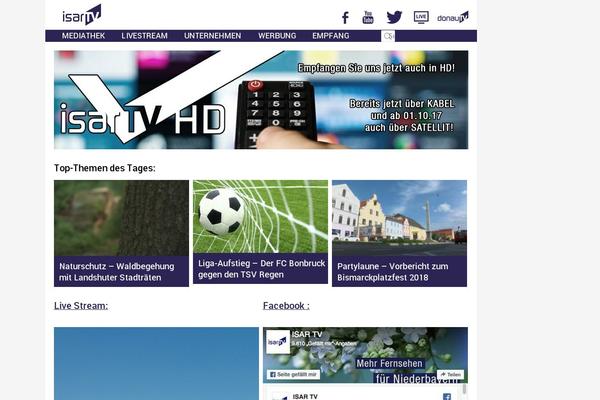 isar-tv.com site used Cmms-theme-niederbayern_tv