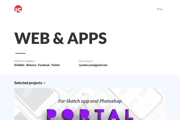 Semplice theme site design template sample