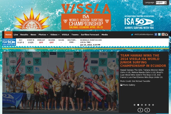 Isa theme site design template sample
