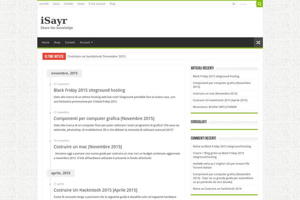 Sahifa theme site design template sample