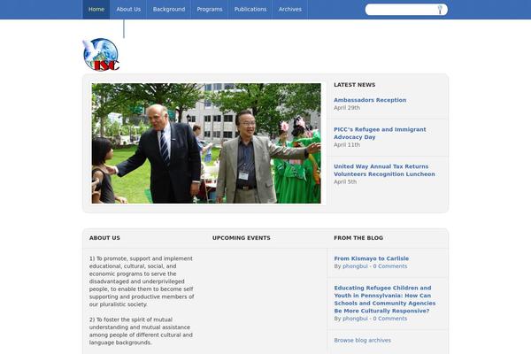 isc76.org site used Simple-non-profit-theme