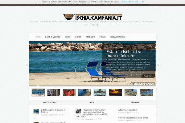 Aggregate Child theme site design template sample