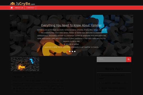 iscrybe.com site used Presazine