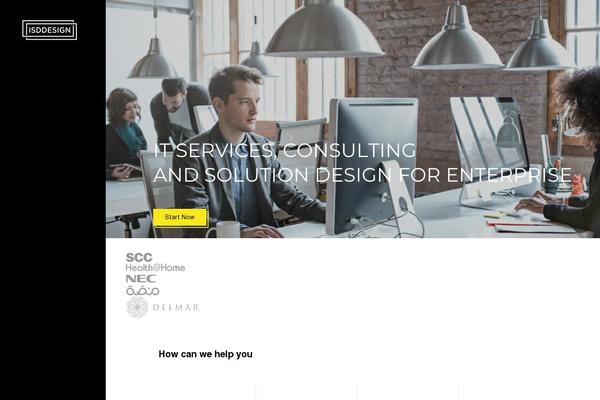 Ronneby theme site design template sample