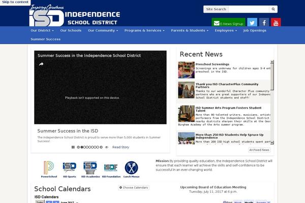 isdschools.org site used Isd-wordpress-theme