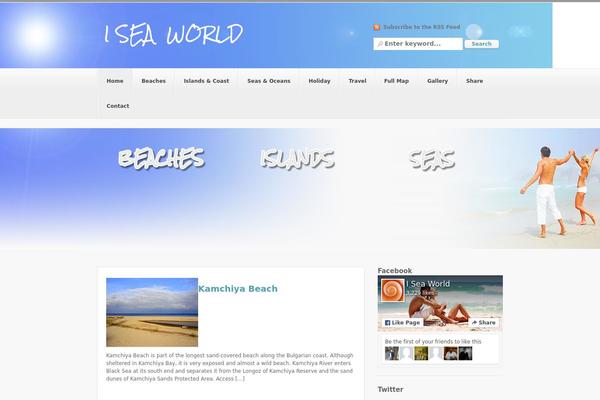 City Guide theme site design template sample