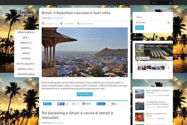 Official theme site design template sample
