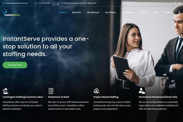 Finoptis theme site design template sample