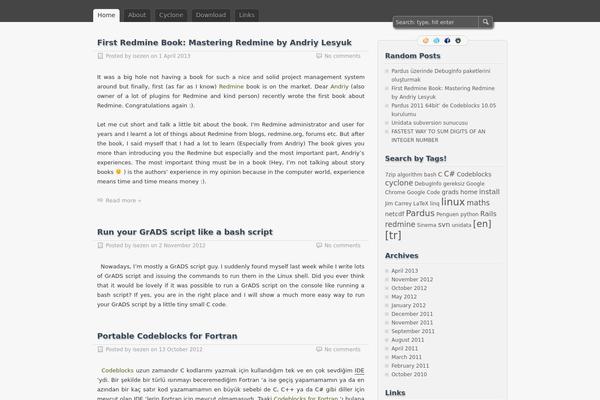 zBench theme site design template sample