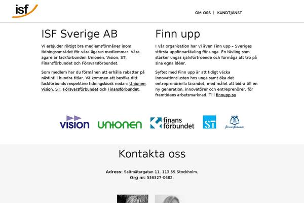 Isf theme site design template sample