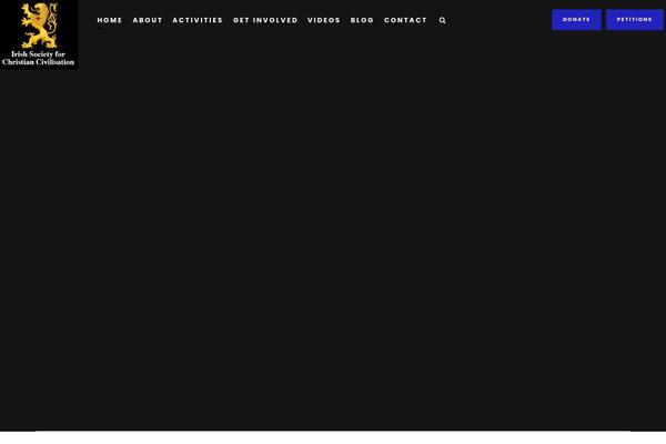 Chariti-child theme site design template sample