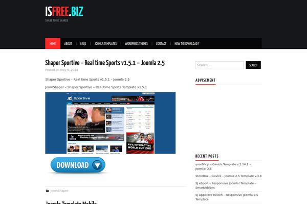 Hiero theme site design template sample