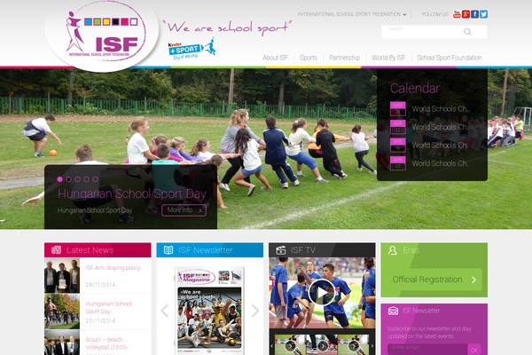 Isf theme site design template sample