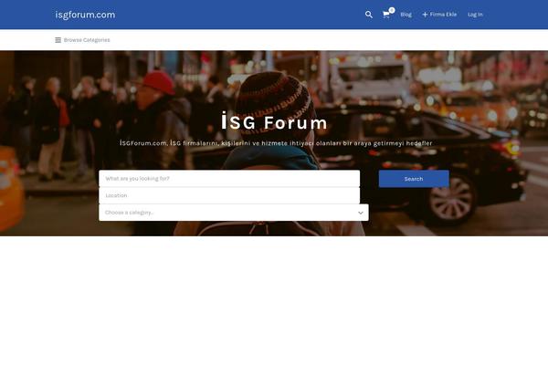 isgforum.com site used Listify