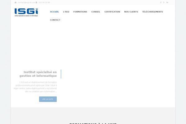 Linstar theme site design template sample