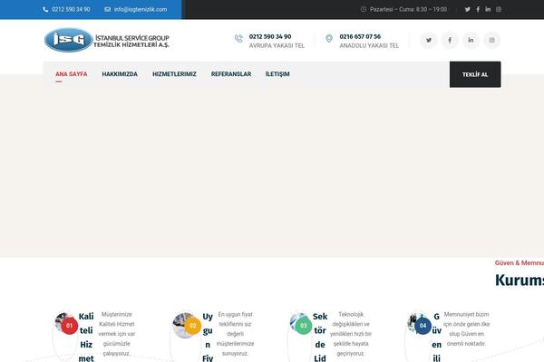 Bizix theme site design template sample