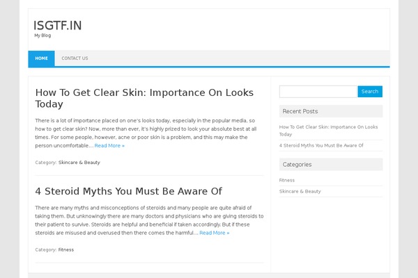 Iconic One theme site design template sample