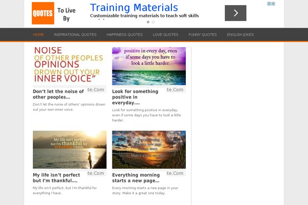 quotes theme websites examples