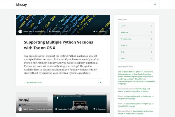 Readable theme site design template sample