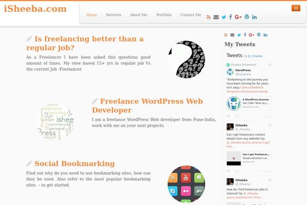 Customizr theme site design template sample