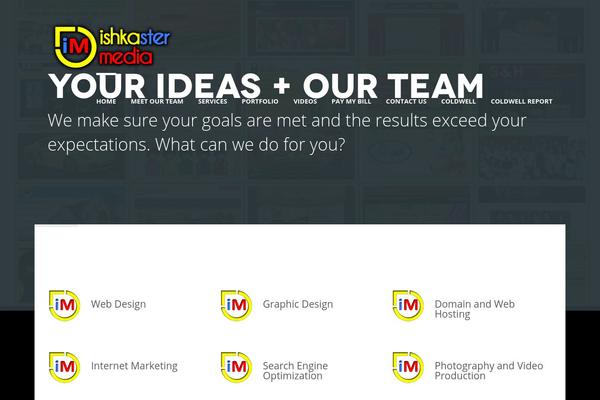 Cluster theme site design template sample