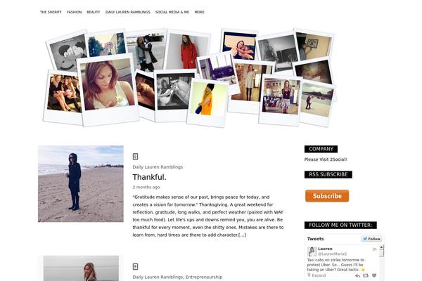 Afternight theme site design template sample