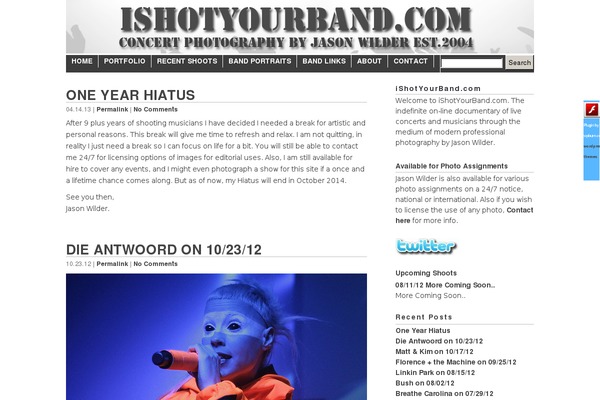 ishotyourband.com site used W2_dnd