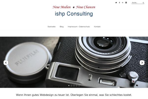 Weta theme site design template sample
